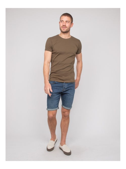 T-shirt girocollo in cotone WARLOF - Kiabi