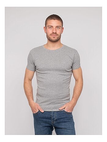 T-shirt girocollo in cotone WARLOF