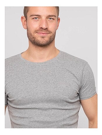 T-shirt girocollo in cotone WARLOF