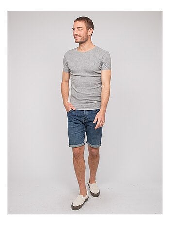 T-shirt girocollo in cotone WARLOF