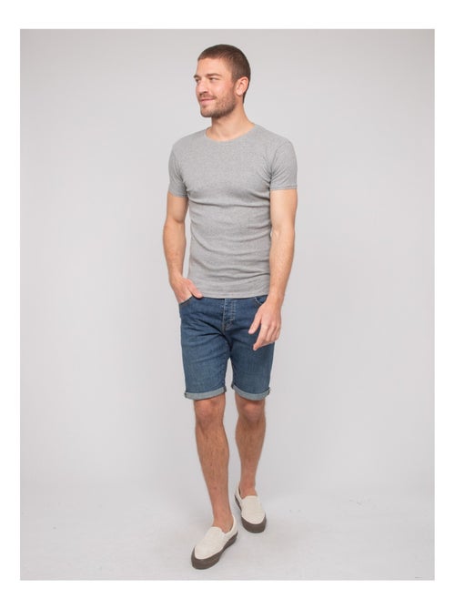 T-shirt girocollo in cotone WARLOF - Kiabi