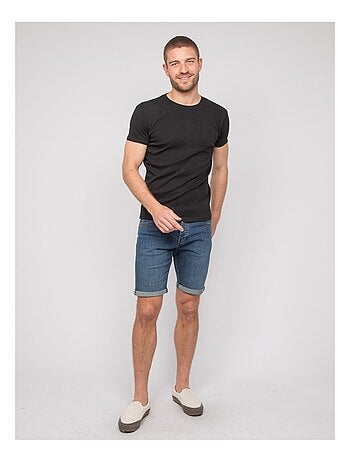 T-shirt girocollo in cotone WARLOF