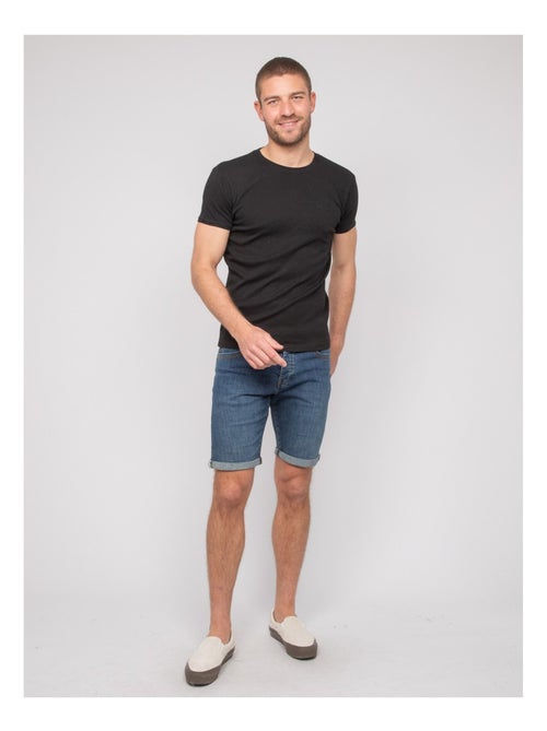 T-shirt girocollo in cotone WARLOF - Kiabi
