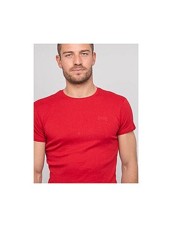 T-shirt girocollo in cotone WARLOF
