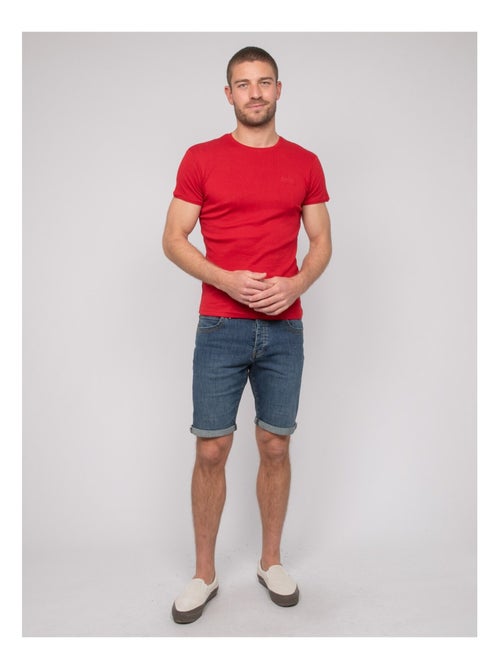 T-shirt girocollo in cotone WARLOF - Kiabi