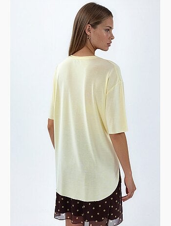 T-shirt girocollo loose fit busem