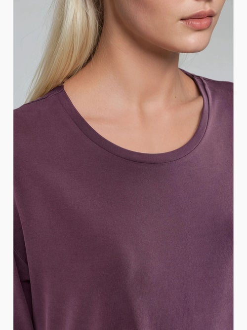 T-shirt girocollo loose fit busem - Kiabi T-shirt girocollo loose fit busem - Kiabi