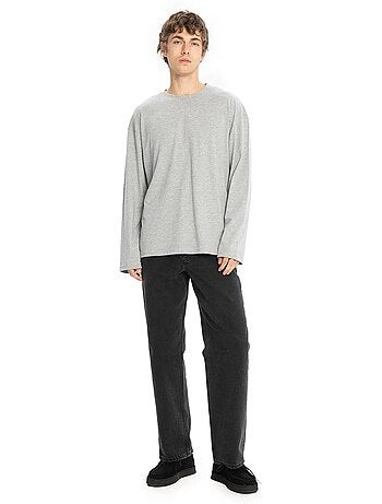 T-shirt girocollo maniche lunghe cotone giesto