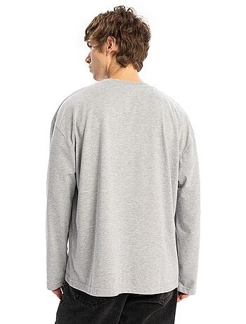 T-shirt girocollo maniche lunghe cotone giesto