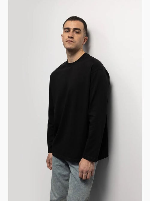 T-shirt girocollo maniche lunghe giesto - Kiabi