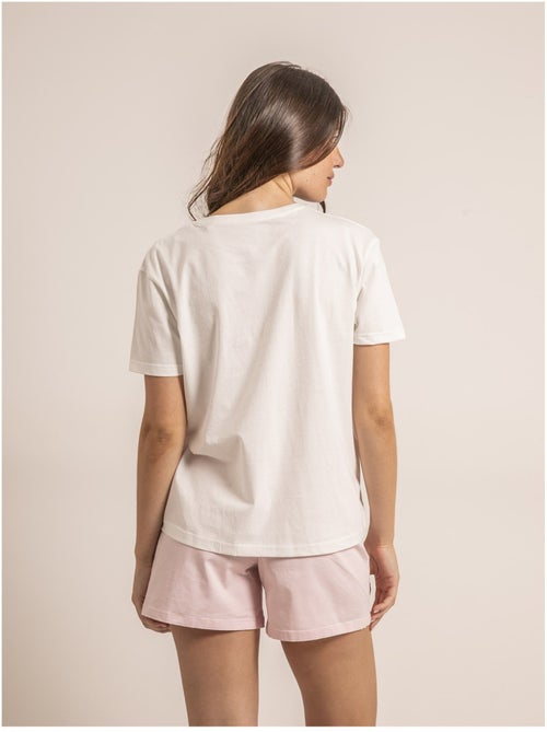 T-shirt girocollo message FAKO - Kiabi