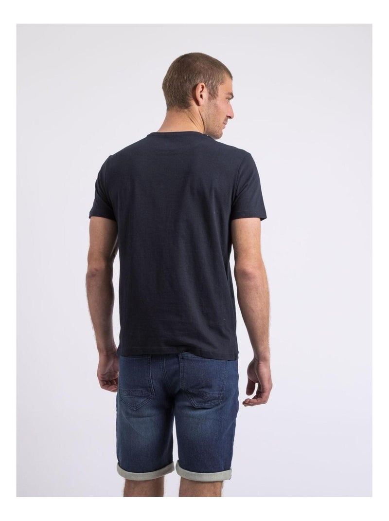 T-shirt girocollo NAGORI Blu marino - Kiabi