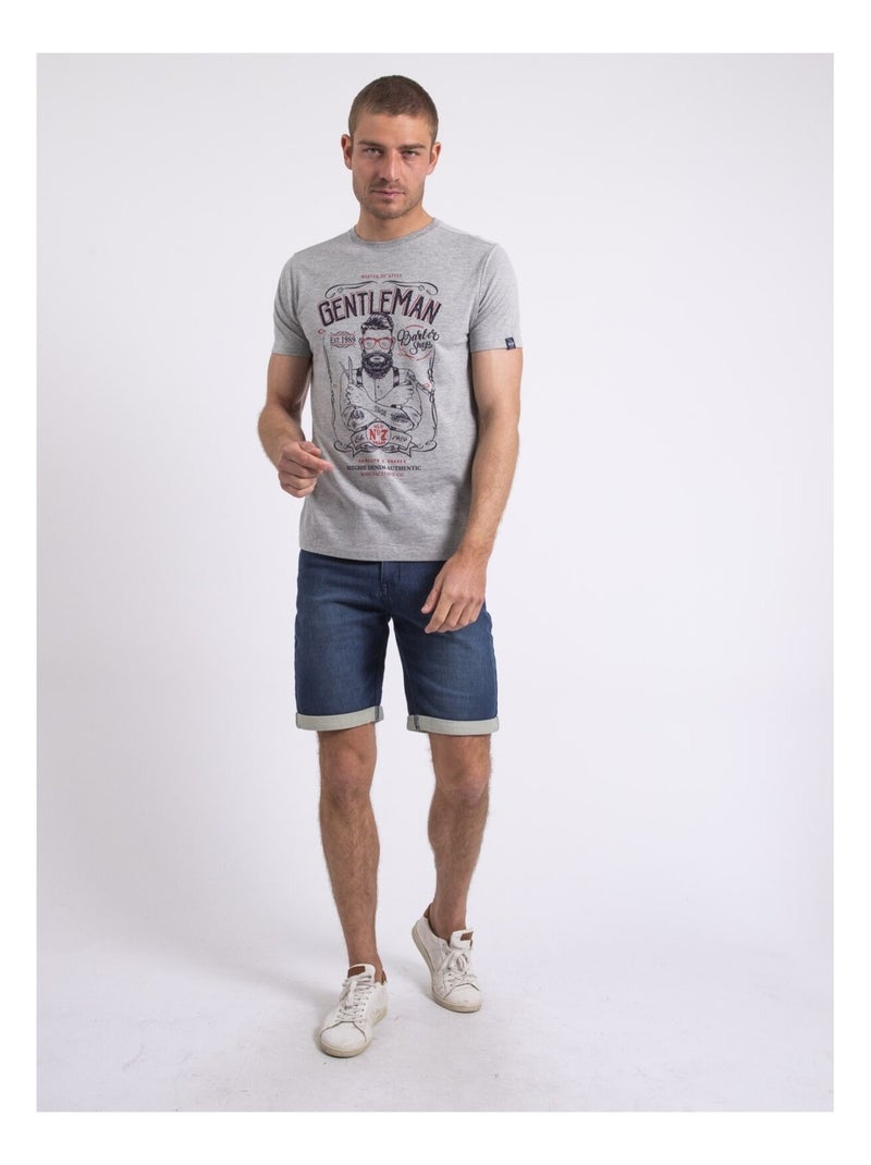 T-shirt girocollo NAGORI Grigio - Kiabi