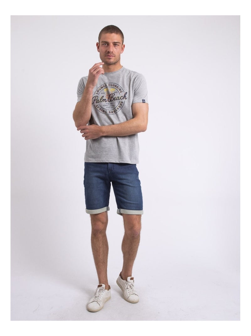 T-shirt girocollo NAKIWOK Grigio - Kiabi