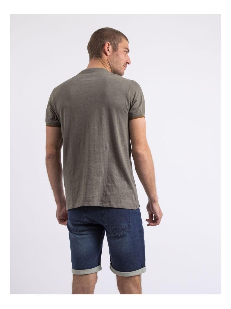 T-shirt girocollo NAKOTOC Cachi - Kiabi