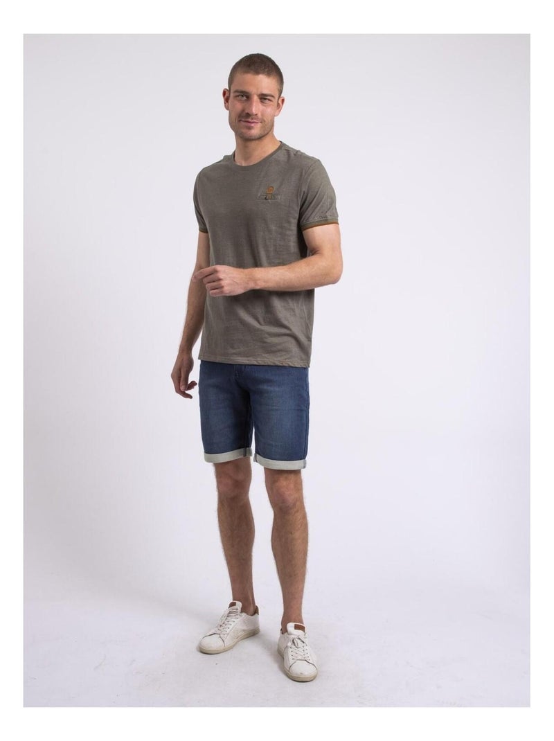 T-shirt girocollo NAKOTOC Cachi - Kiabi
