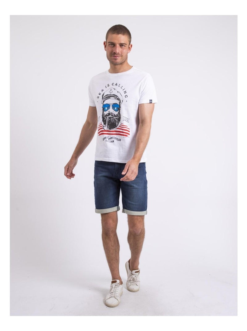 T-shirt girocollo NALUPIRI Bianco - Kiabi