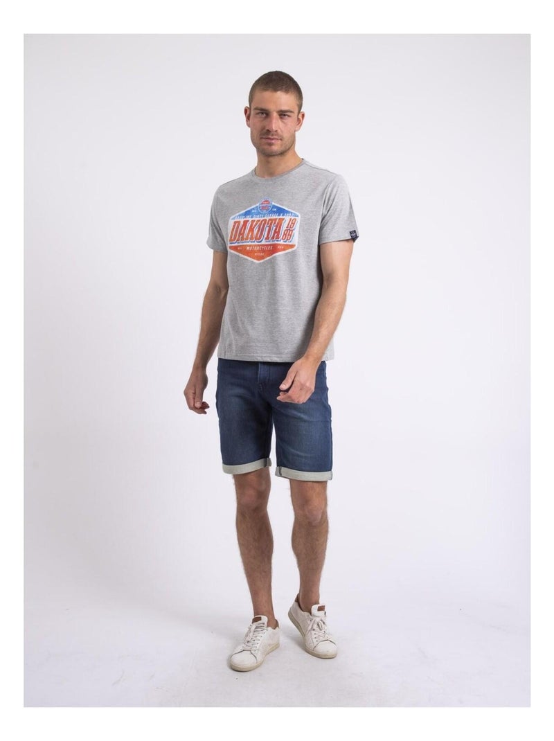 T-shirt girocollo NIKOFUGA Grigio - Kiabi