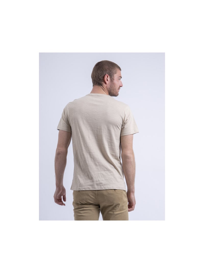 T-shirt girocollo NINJATOL Beige - Kiabi