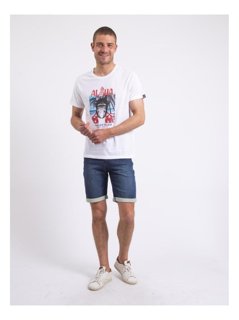 T-shirt girocollo NIPAGOLO Bianco - Kiabi