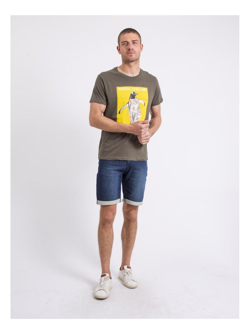 T-shirt girocollo NIRALVINO Cachi - Kiabi