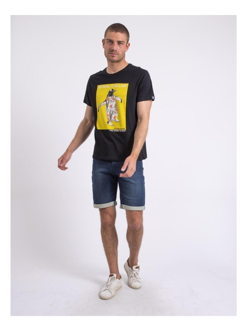 T-shirt girocollo NIRALVINO Nero - Kiabi