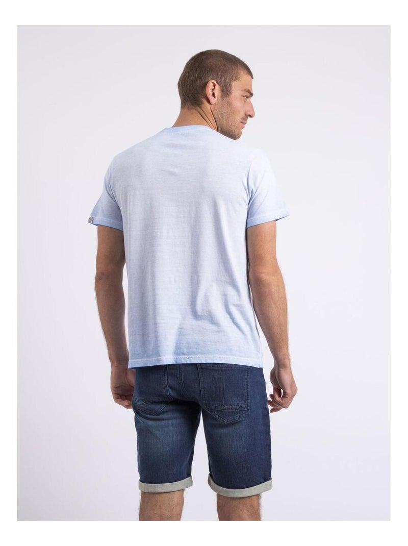 T-shirt girocollo NIRAVELO Blu cielo - Kiabi