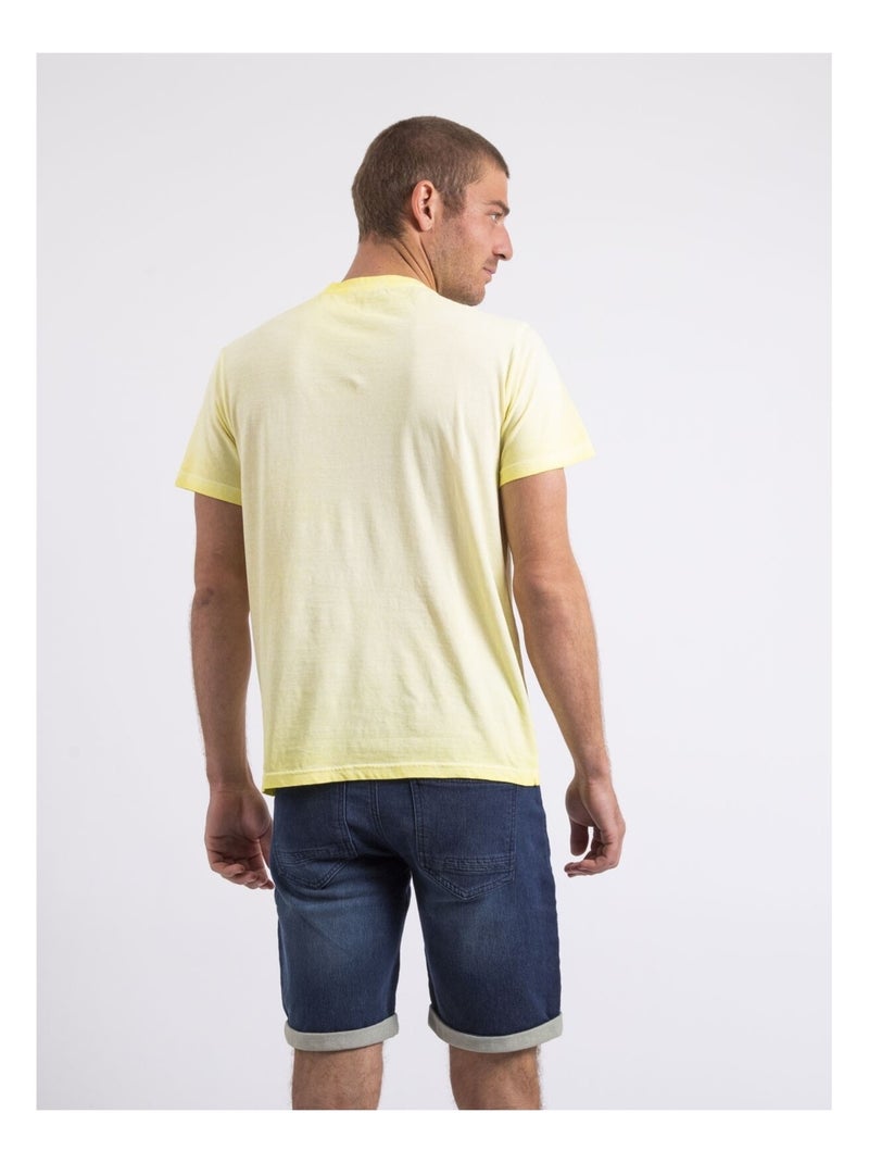 T-shirt girocollo NIRAVELO Giallo - Kiabi
