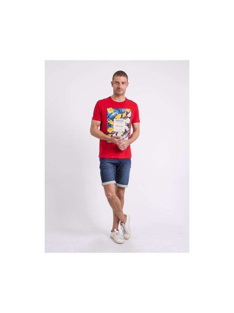 T-shirt girocollo NIRAYMAN Rosso - Kiabi