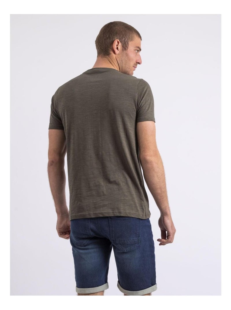 T-shirt girocollo NOLOLAND Cachi - Kiabi