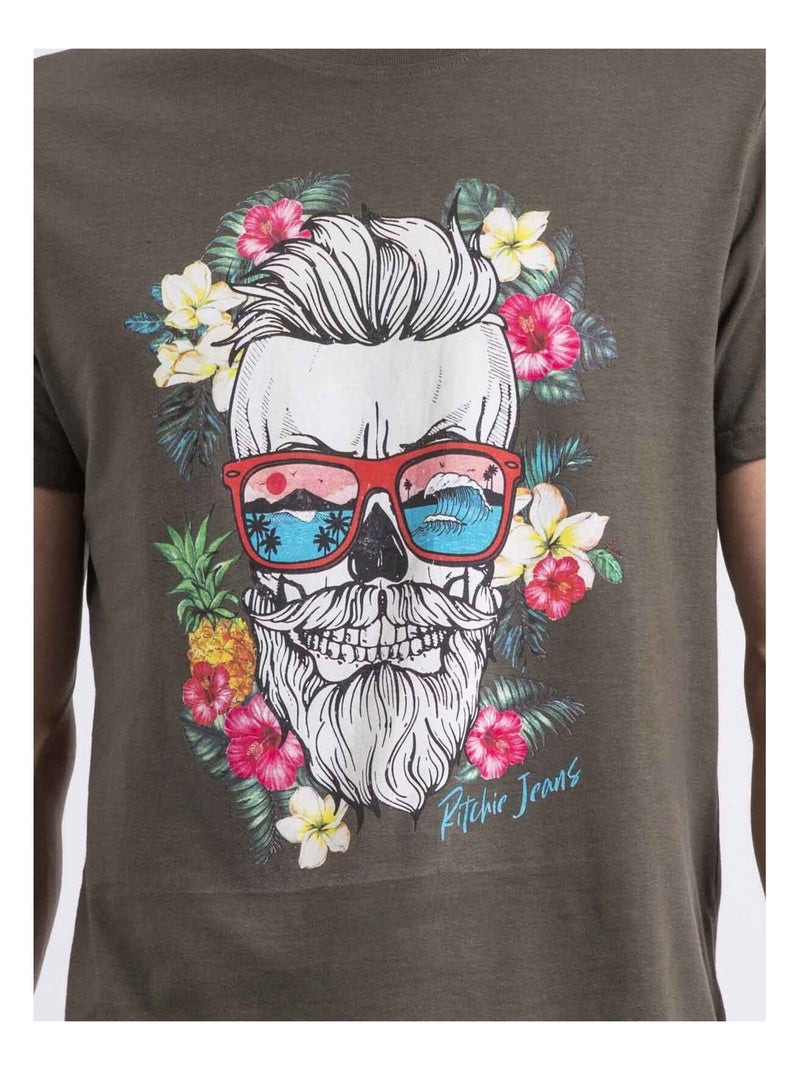 T-shirt girocollo NOPILUCA Cachi - Kiabi