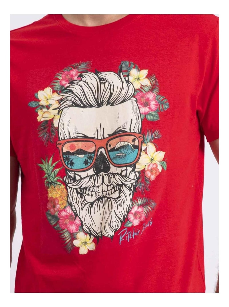 T-shirt girocollo NOPILUCA Rosso - Kiabi