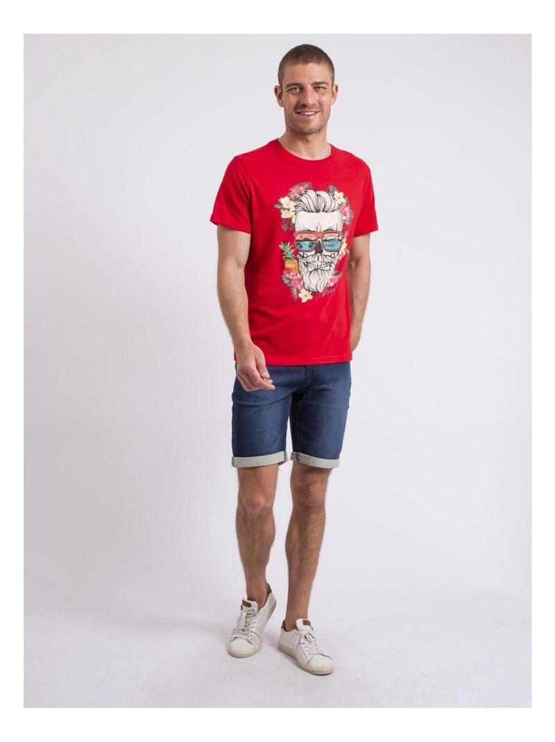 T-shirt girocollo NOPILUCA Rosso - Kiabi
