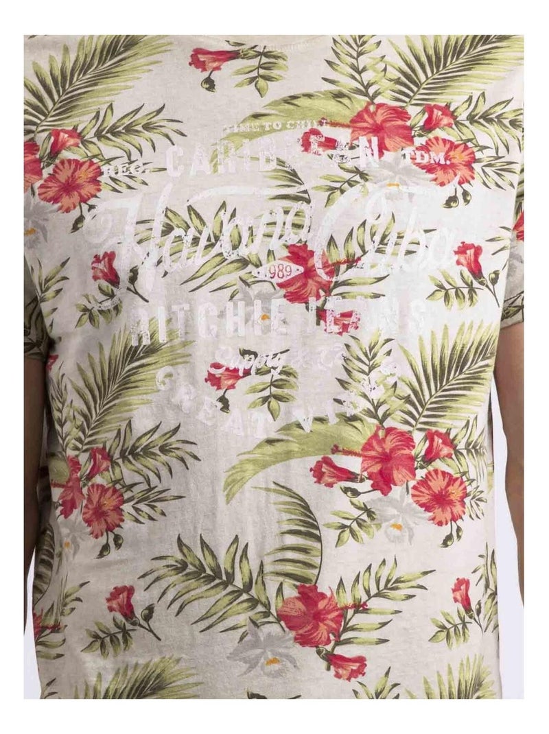 T-shirt girocollo NOPYOU Beige - Kiabi