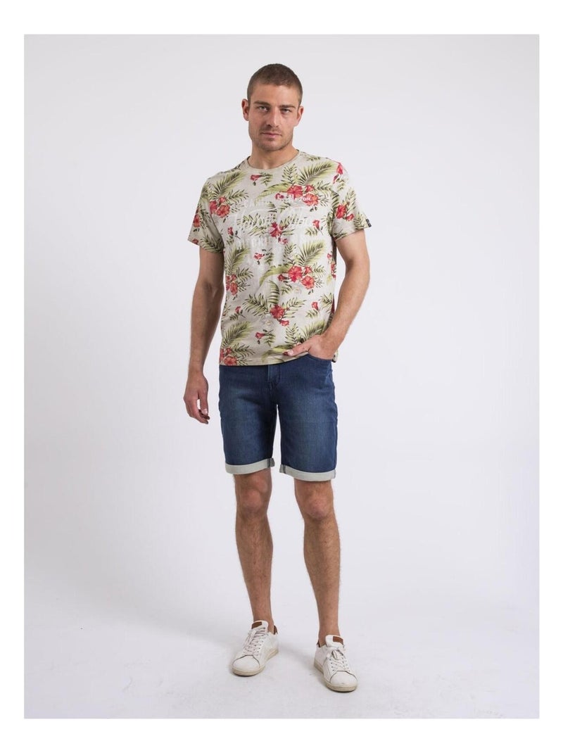 T-shirt girocollo NOPYOU Beige - Kiabi