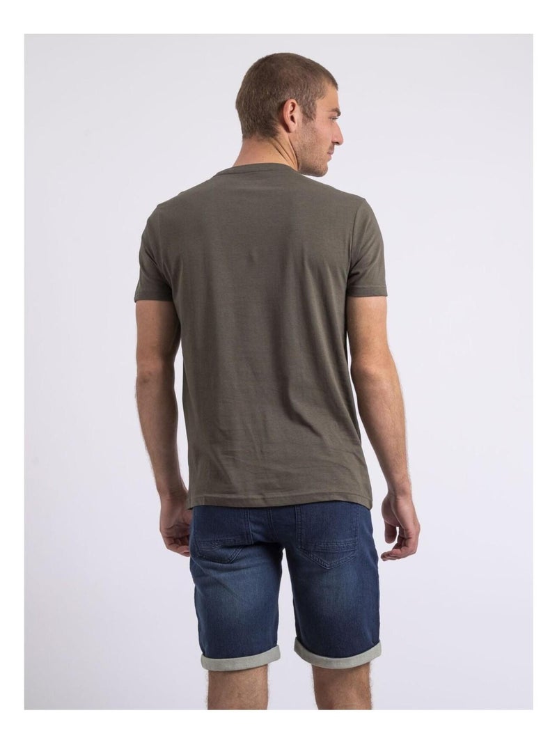 T-shirt girocollo NOSHOP Cachi - Kiabi