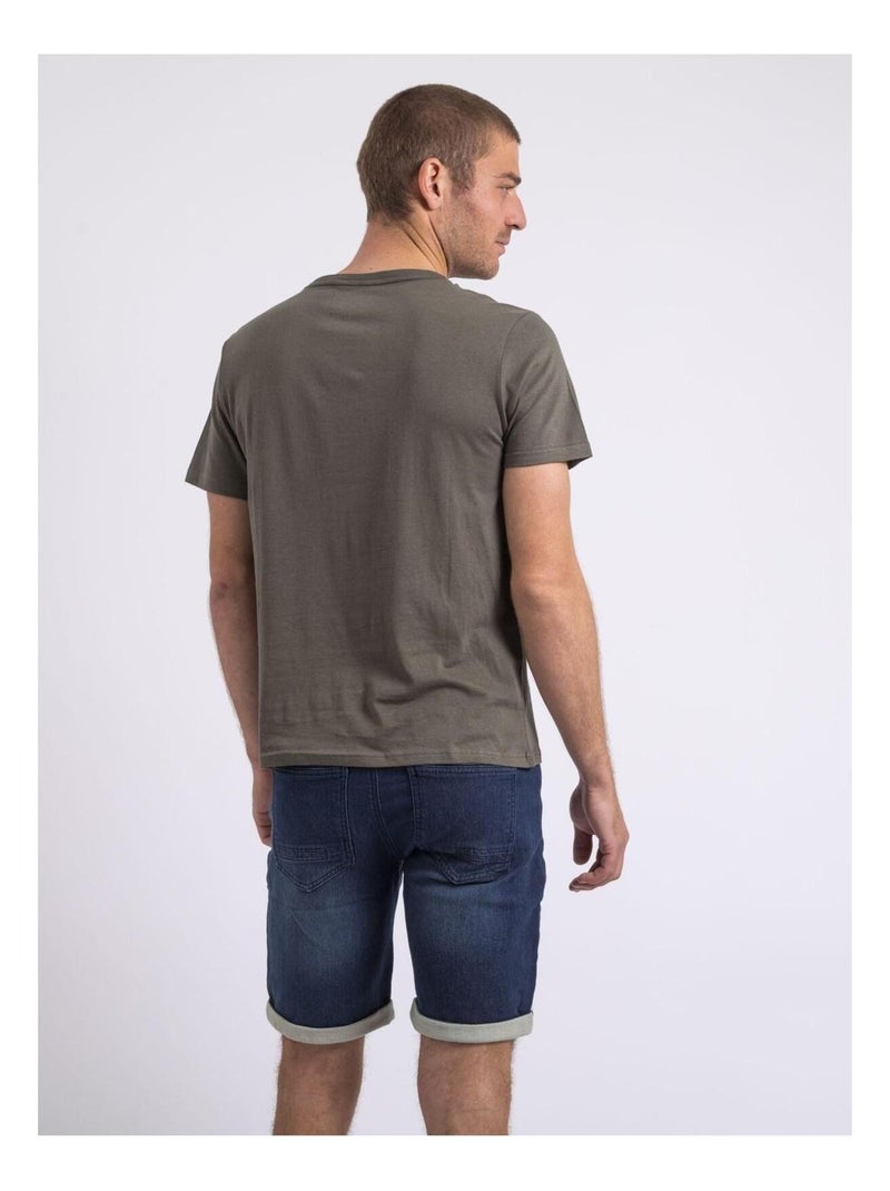 T-shirt girocollo NULRIK Cachi - Kiabi