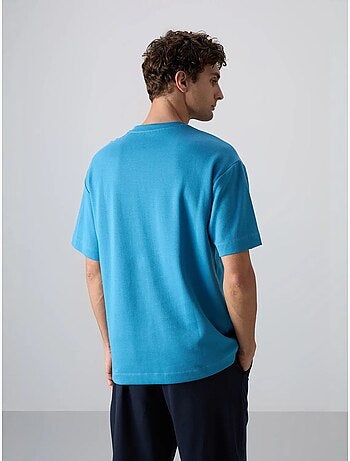 T-shirt girocollo oversize in misto cotone tommy