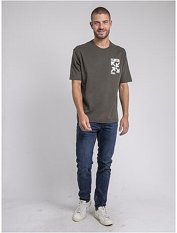 T-shirt girocollo oversize pur coton JOEDEN