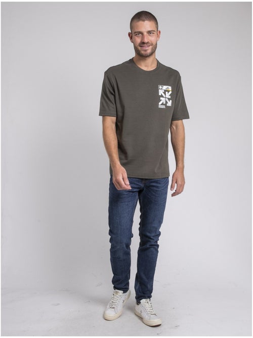 T-shirt girocollo oversize pur coton JOEDEN - Kiabi