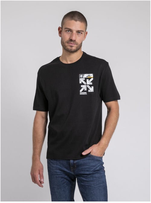 T-shirt girocollo oversize pur coton JOEDEN - Kiabi