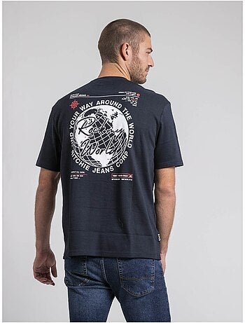 T-shirt girocollo oversize pur coton JOHART
