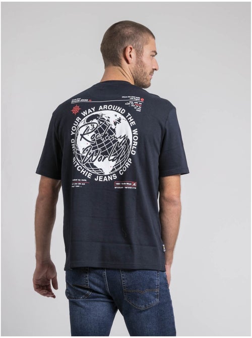 T-shirt girocollo oversize pur coton JOHART - Kiabi