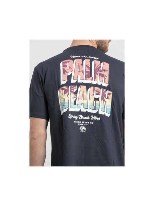 T-shirt girocollo oversize puro cotone NAHAMAS - Kiabi