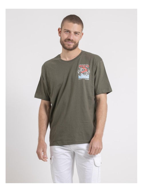 T-shirt girocollo oversize puro cotone NIGORILLE - Kiabi