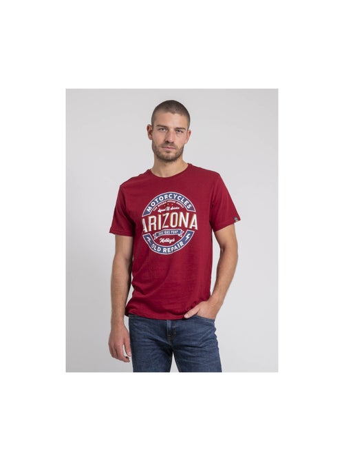 T-shirt girocollo pur coton JABUSTIN - Kiabi