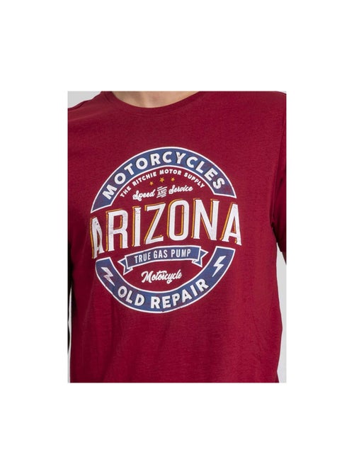 T-shirt girocollo pur coton JABUSTIN - Kiabi