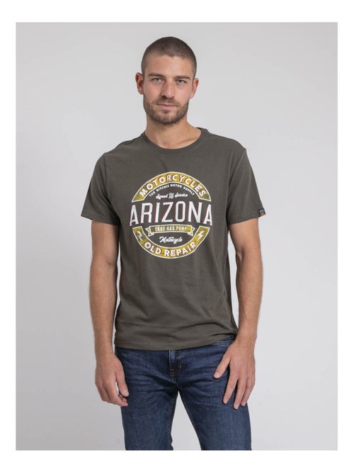 T-shirt girocollo pur coton JABUSTIN - Kiabi