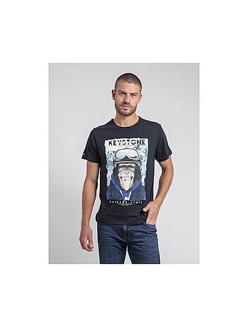 T-shirt girocollo pur coton JACOSKI