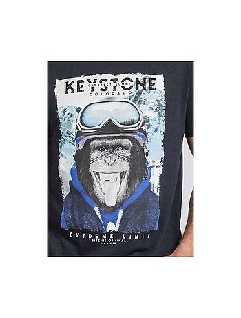 T-shirt girocollo pur coton JACOSKI